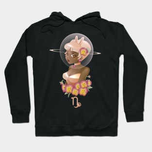 Capricorn Astrobunny Bust Hoodie